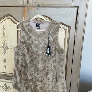 Armani Exchange new fur vest